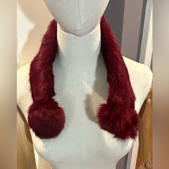 Rabbit fur scarf/head warmer NWOT - Picture 4 of 7